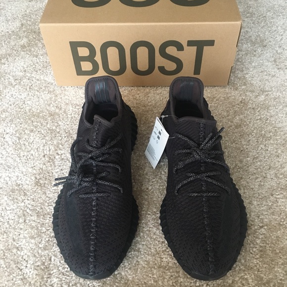 Yeezy Boost 350 V2 “Black Non-Reflective” - Picture 3 of 8